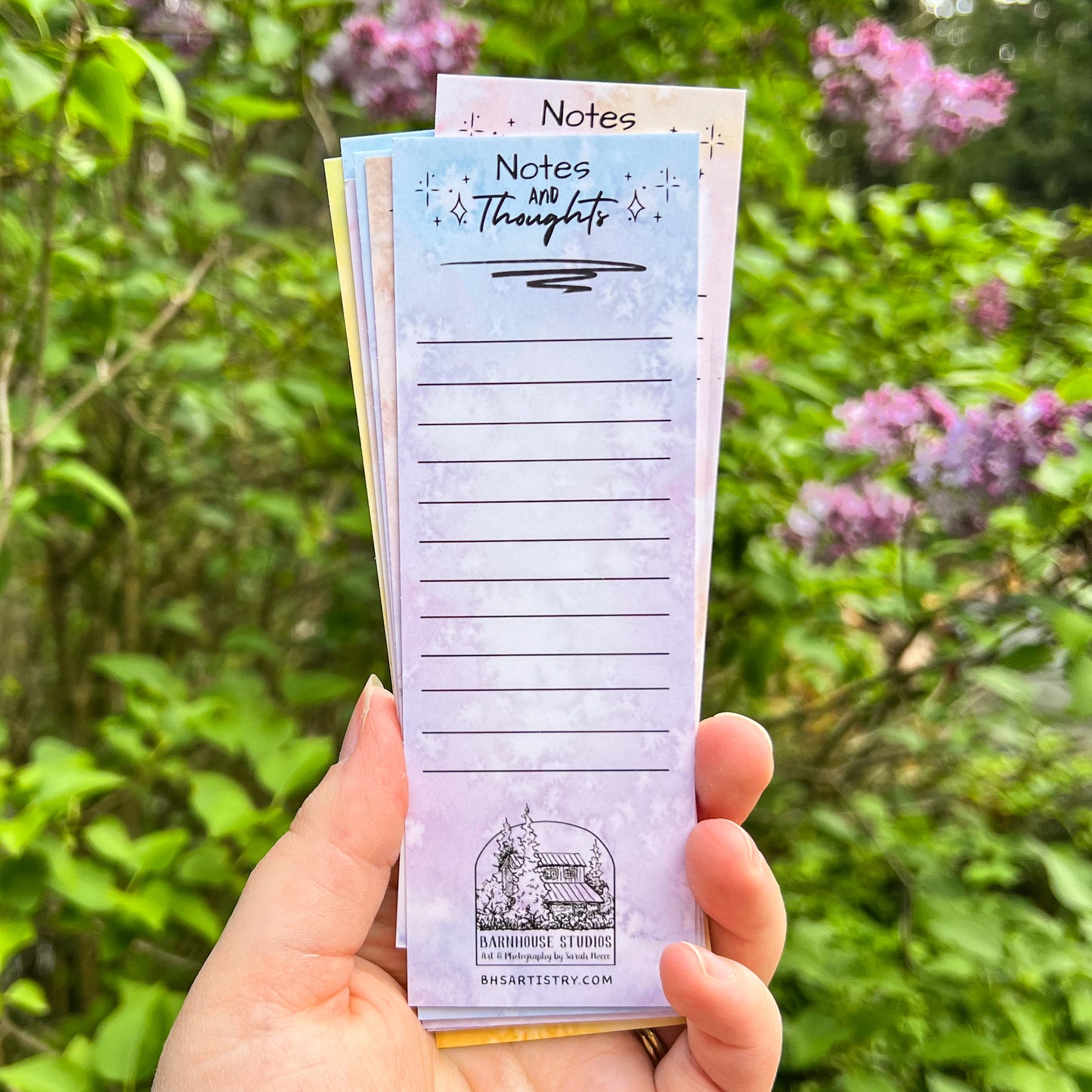 Watercolor Art Bookmark, 2”x6” Glossy Card Stock, Sea to Summit Sunset Olympic Peninsula, WA (Copy)