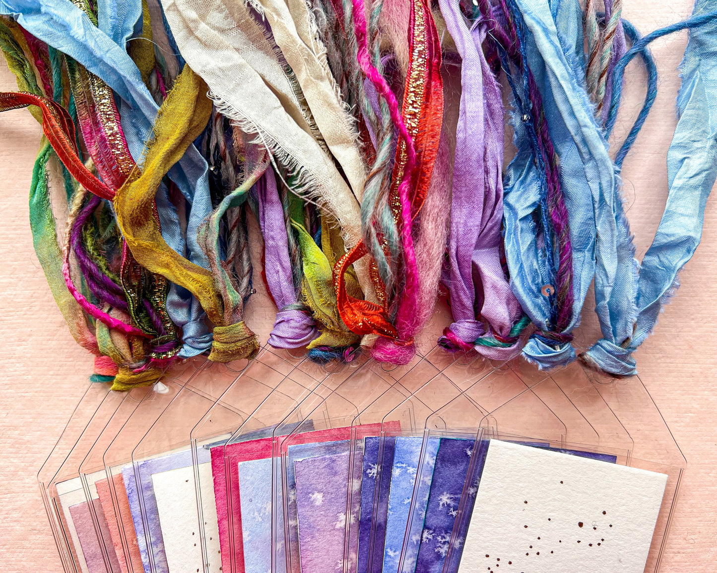 Fireweed Watercolor Art Print Bookmark, 2”x6” Glossy Card Stock
