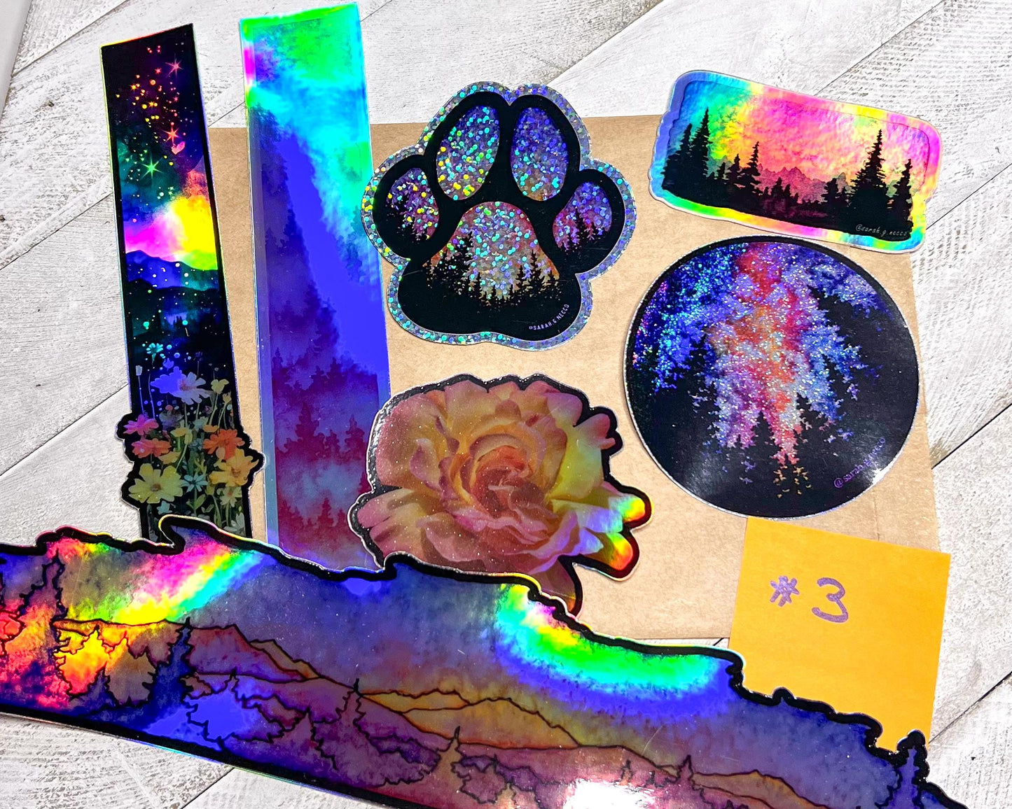 STICKER SET Bundle #3, Waterproof & Dishwasher Safe, Various sizes, styles, and designs!