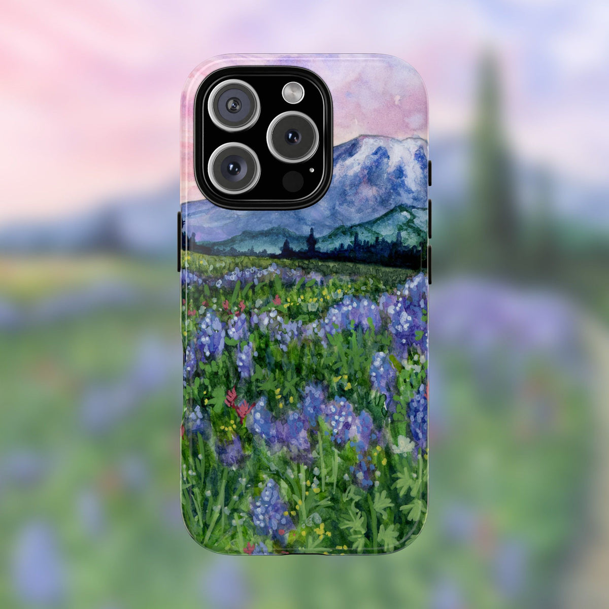 Mt. Rainier National Park, Tough Phone Cases for iPhone, Google, Samsung