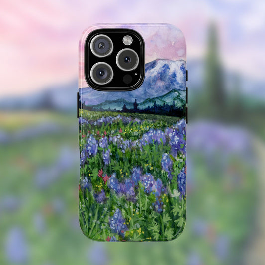 Mt. Rainier National Park, Tough Phone Cases for iPhone, Google, Samsung