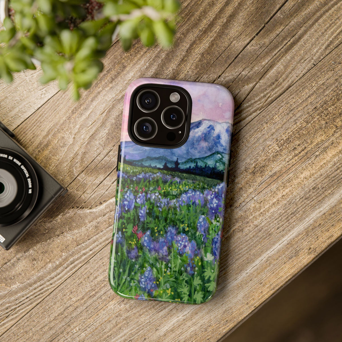 Mt. Rainier National Park, Tough Phone Cases for iPhone, Google, Samsung