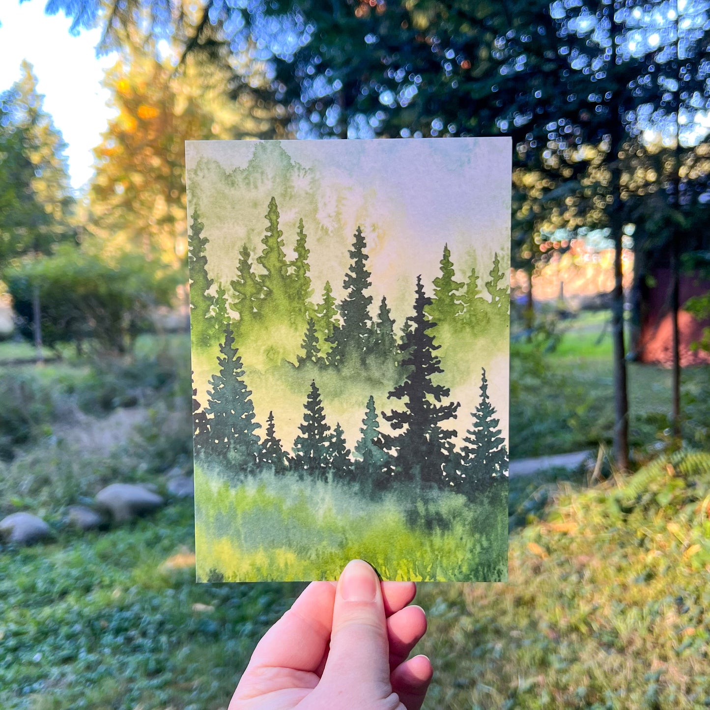 Northwest Washington Themed Postcards, Large 5”x7”Matte Postcard