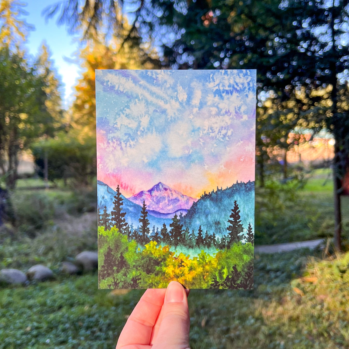 Northwest Washington Themed Postcards, Large 5”x7”Matte Postcard