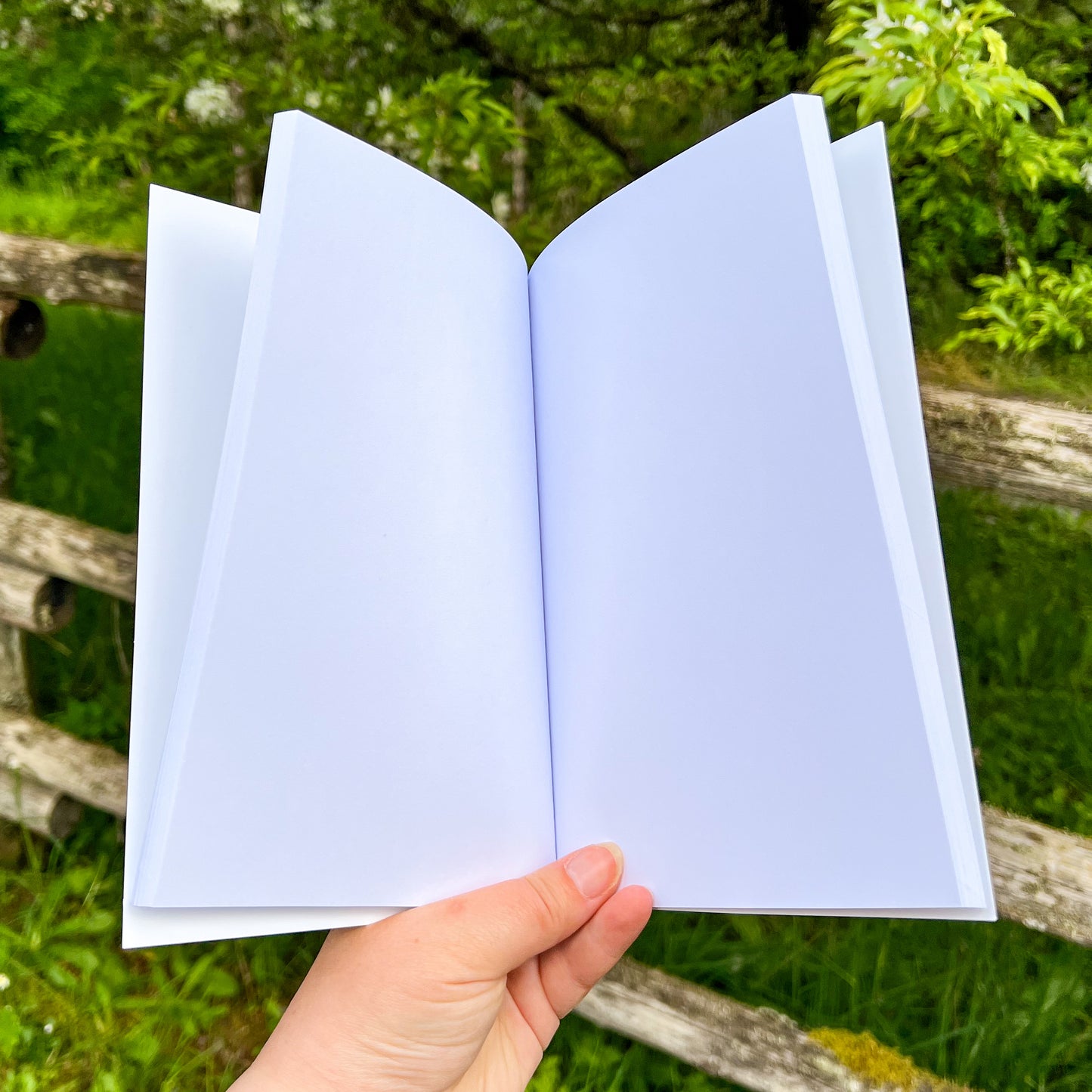 Journal - Watercolor Art Cover, 8”x5.5” 80 Page Softcover Notebook