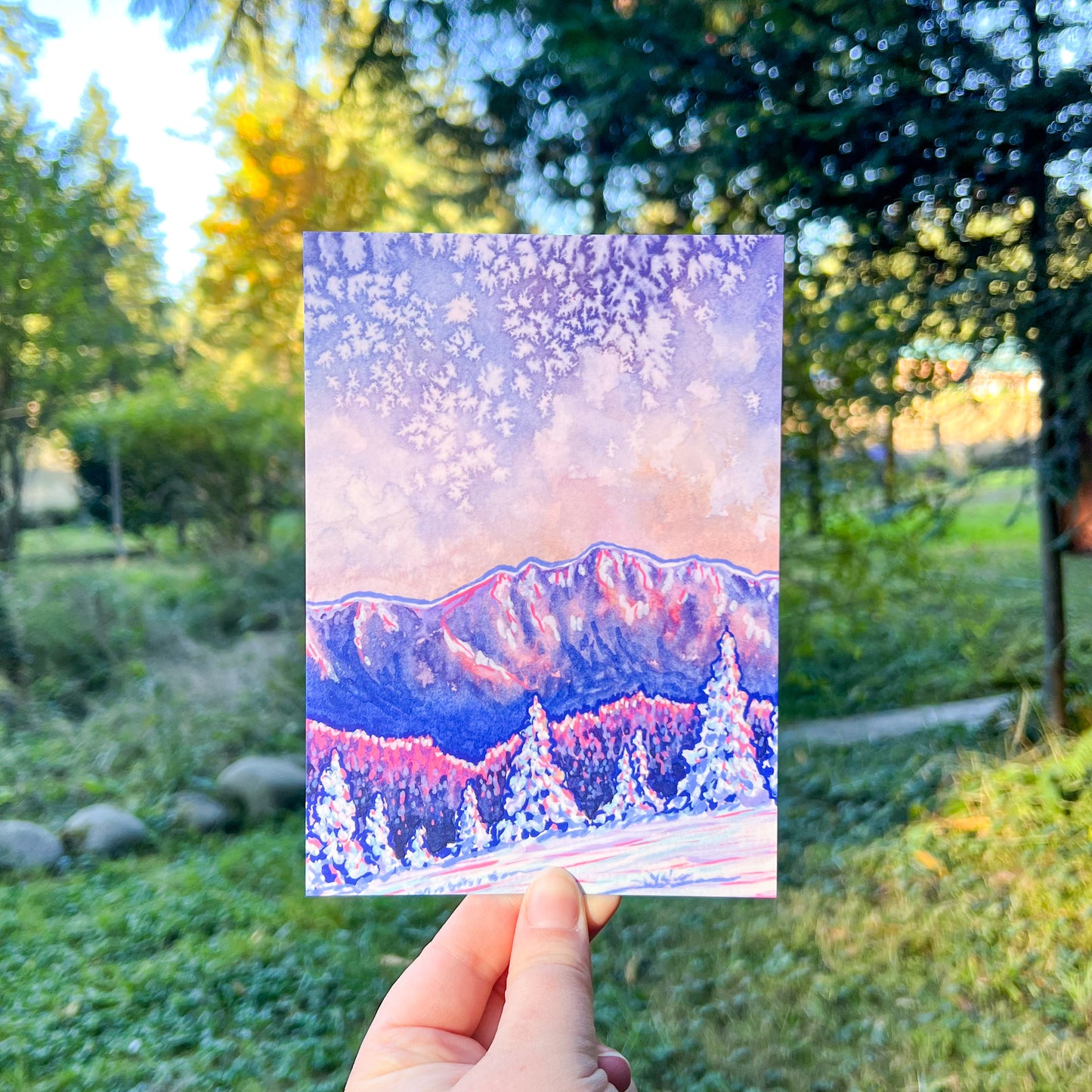 Northwest Washington Themed Postcards, Large 5”x7”Matte Postcard