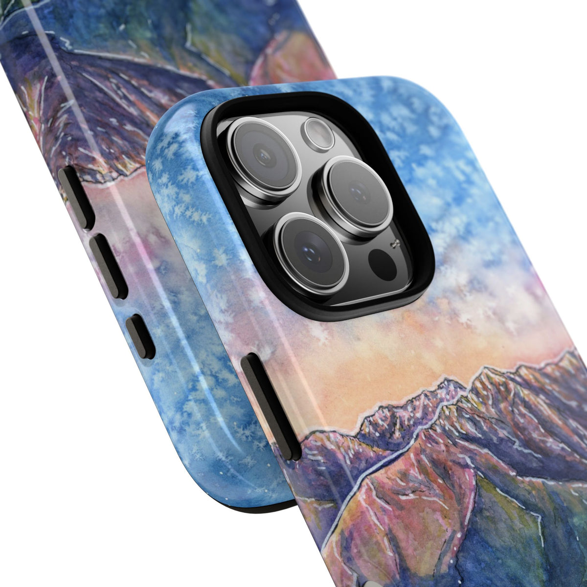 Olympic National Park Watercolor Art, Tough Phone Cases for iPhone, Google, Samsung