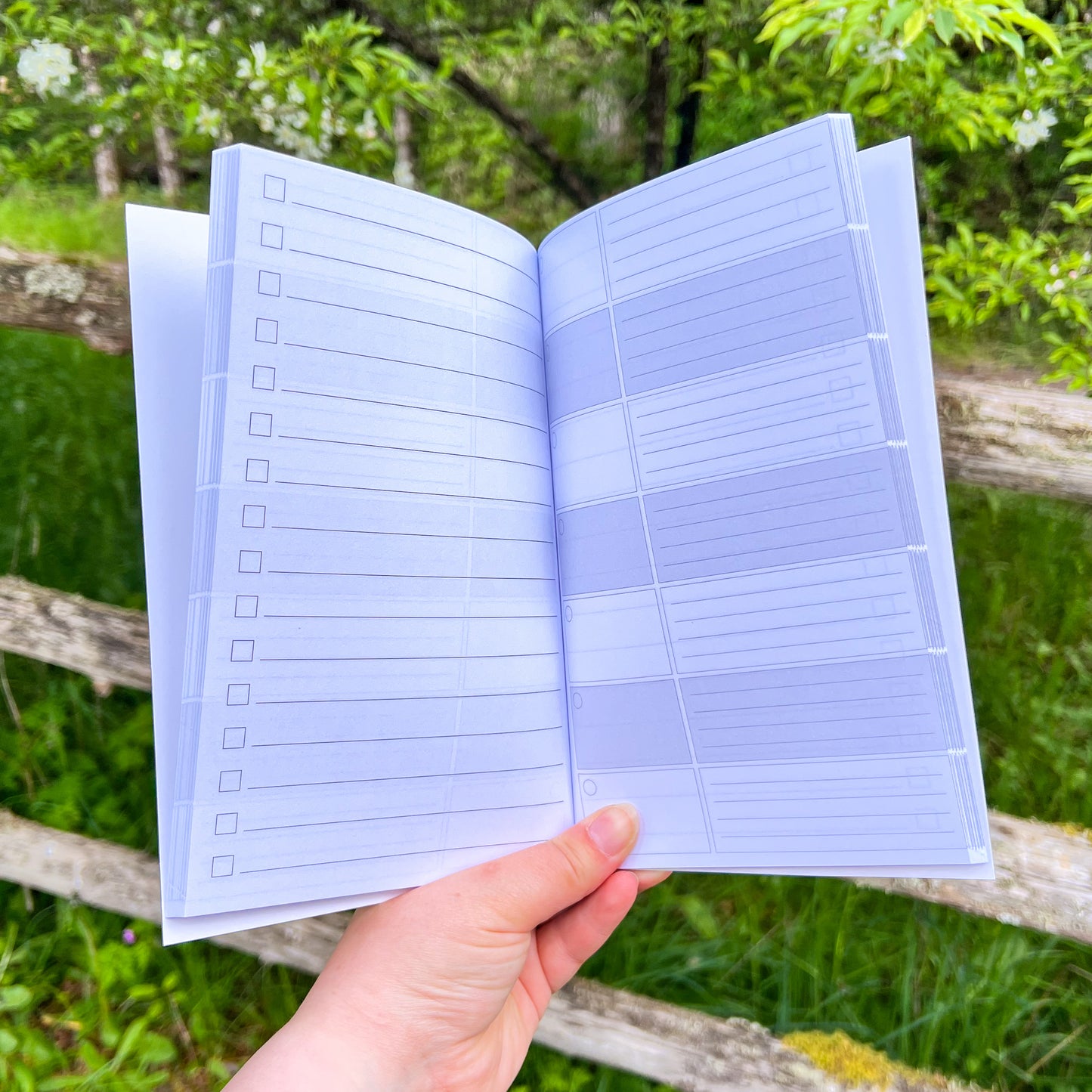 Journal - Watercolor Art Cover, 8”x5.5” 80 Page Softcover Notebook