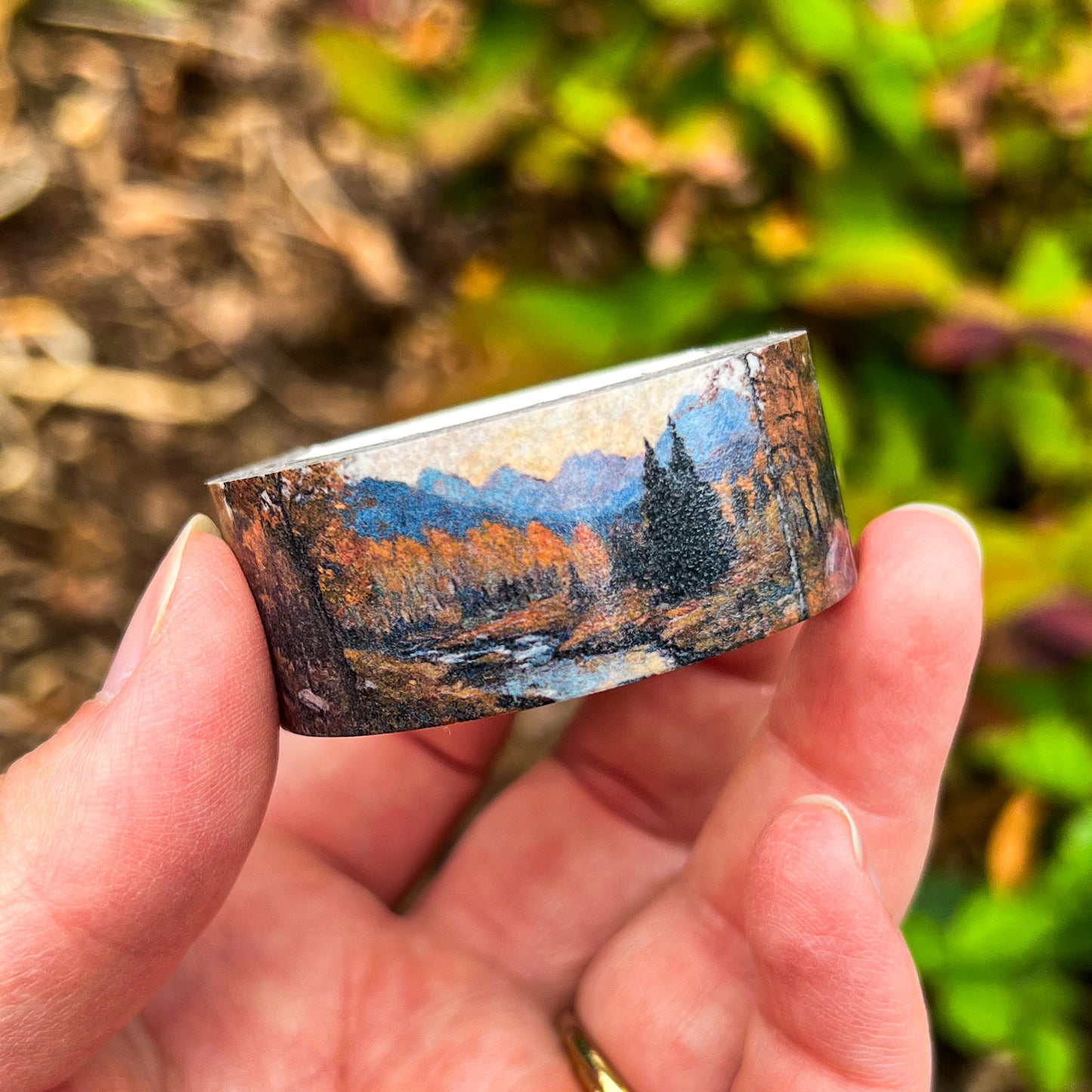 Impressionist Art Landscape Washi Tape, Seasons Collection, 2cm x 10m Rolls